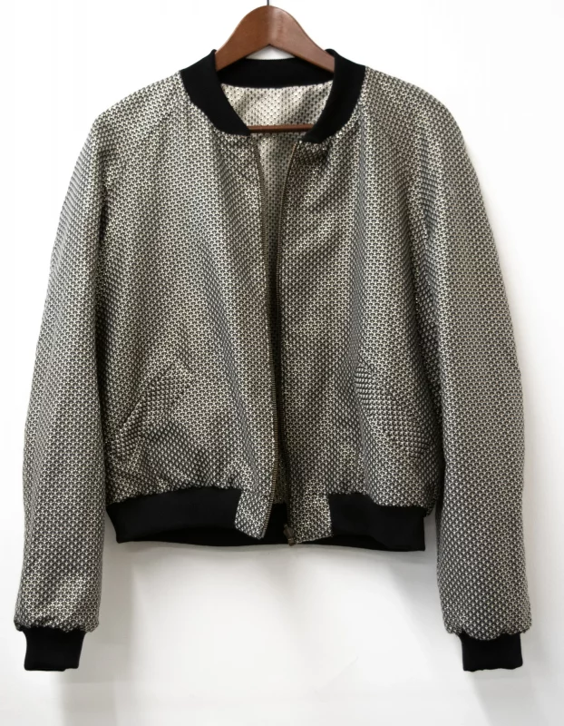 Bombers lurex N&B
