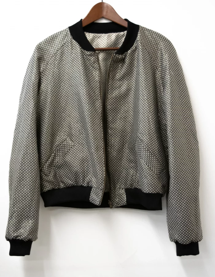 Bombers lurex N&B