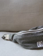 sac banane réversible lurex noir et blanc, marque La 8eme Fois