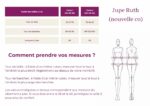 Guide des tailles jupe portefeuille longue